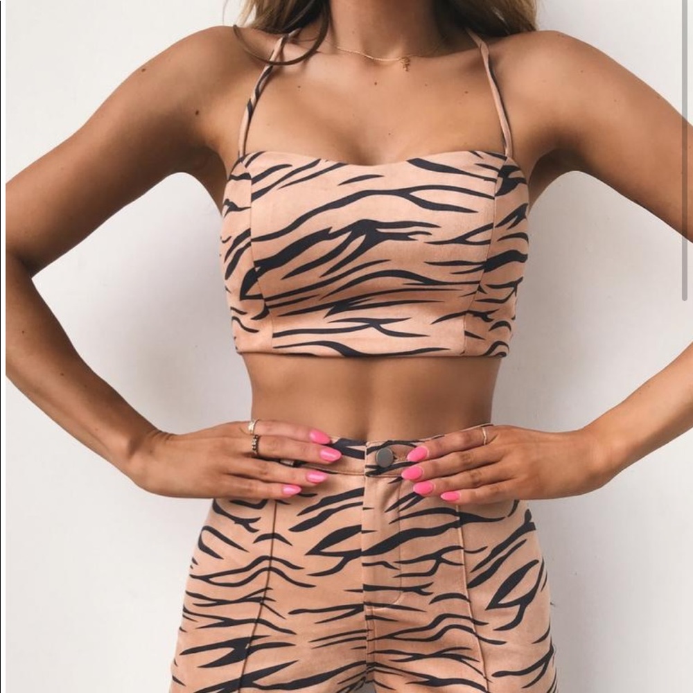 Tiger Mist- Indrah Top- Tiger Striped Top